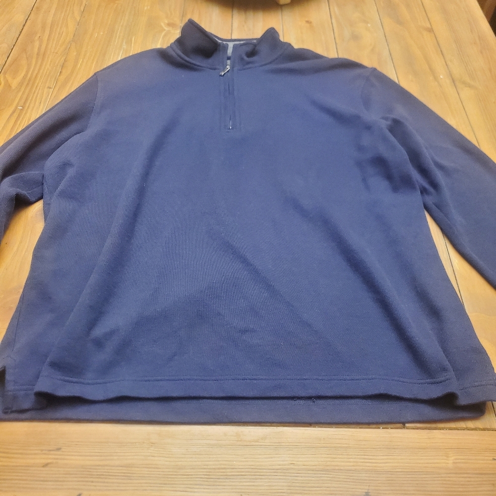 Joseph Abboud mens quarter zip navy XL